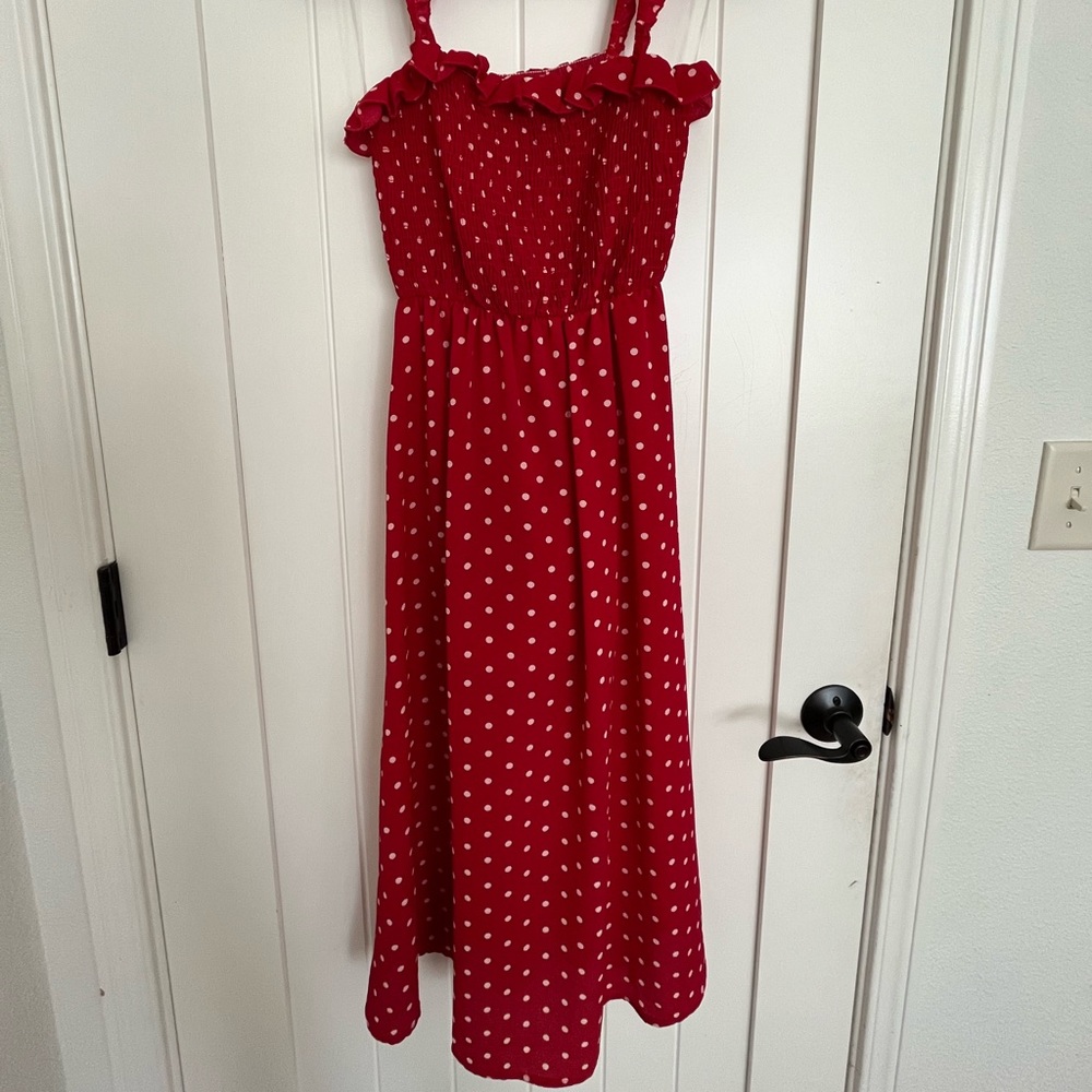 NWOT ModCloth XS peach love California dress